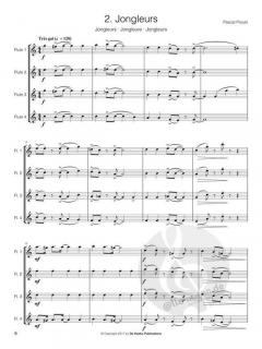 14 Intermediate Flute Quartets von Pascal Proust 
