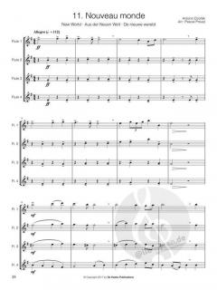 14 Intermediate Flute Quartets von Pascal Proust 