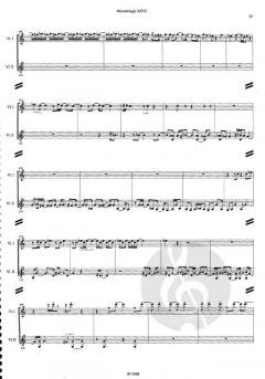 Monadologie XXVI ... for Pauline & Conrad von Bernhard Lang für 2 Violinen im Vierteltonabstand, nach Materialien von Paganini und Bach im Alle Noten Shop kaufen (Partitur)