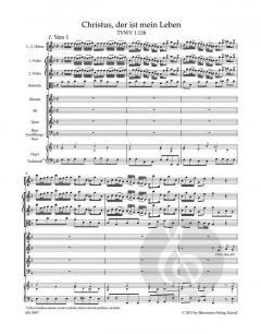 Christus, der ist mein Leben TVWV 1:138 (Georg Philipp Telemann) 