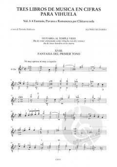 3 Libros de Musica en Cifras para Vihuela 3 von Alonso Mudarra 