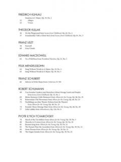 Selected Piano Masterpieces 