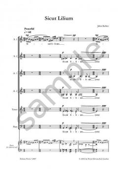 Sicut Lilium von John Barber 
