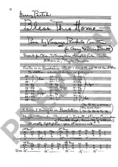 Bless This Home von Harry Partch 