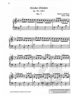 Kinder-Etüden op. 181 von Carl Albert Löschhorn 
