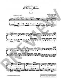 20 Petites Études op. 91 von Moritz Moszkowski 