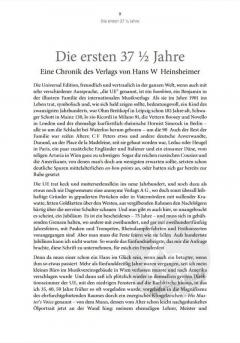 UE - Die ersten 37 1/2 Jahre 