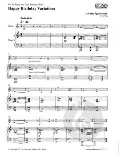 Happy Birthday Variations von Aleksey Igudesman 