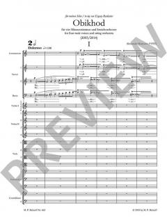Obikhod von Alexander Raskatov für 4 Männerstimmen und Streichorchester im Alle Noten Shop kaufen