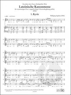 Lateinische Kanonmesse 