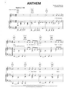 Leonhard Cohen Sheet Music Collection von Leonard Cohen 