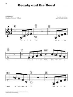 Beauty And The Beast: E-Z Play Today von Alan Menken 