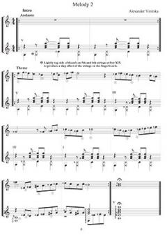 Ten Concert Pieces For Classic Guitar Duo von Alexander Vinitsky 