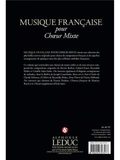 Musique Francaise pour Choeur Mixte 