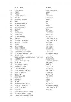 Pearl Jam Anthology - The Complete Scores (Pearl Jam) 