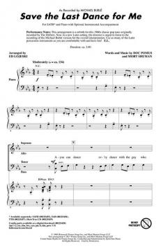 Save The Last Dance For Me (Michael Bublé) 