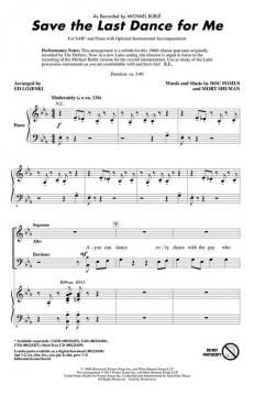 Save The Last Dance For Me (Michael Bublé) 