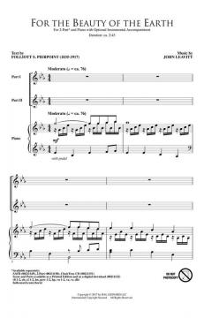 For The Beauty Of The Earth (John Leavitt) 