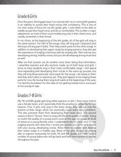 Warm-Ups For Changing Voices 