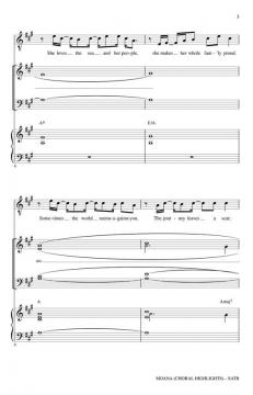 Moana - Choral Highlights (Miranda Lin-Manuel) 