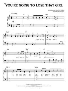 The Beatles Best for Easy Piano 