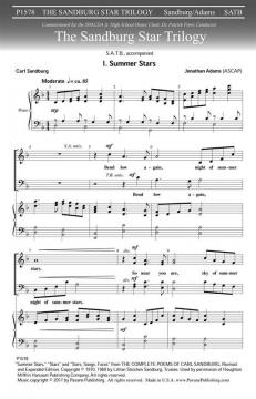 Sandburg Trilogy (Jonathan Adams) 