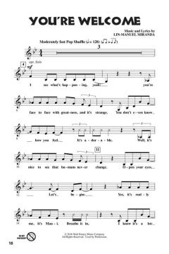 Let's All Sing Songs From MOANA 