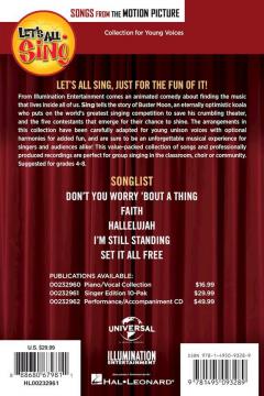 Let's All Sing Songs From The Motion Picture SING 