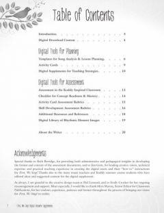 FIRST, WE SING! Digital Resource Supplements von Susan Brumfield 