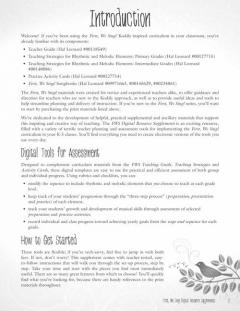 FIRST, WE SING! Digital Resource Supplements von Susan Brumfield 