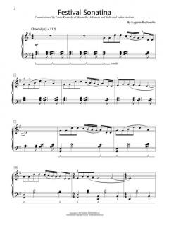 Festival Sonatina von Eugenie Rocherolle 