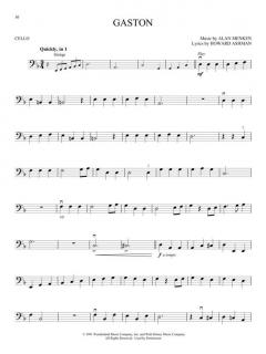 Beauty And The Beast - Cello von Tim Rice im Alle Noten Shop kaufen