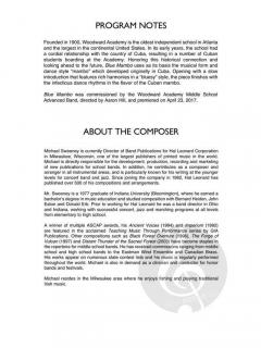 Blue Mambo (Michael Sweeney) 