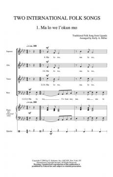 Two International Folk Songs von Kelly Miller (Download) 