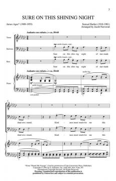 Sure On This Shining Night (Samuel Barber) 