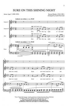 Sure On This Shining Night (Samuel Barber) 