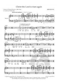 Christ the Lord is risen again (John Rutter) 