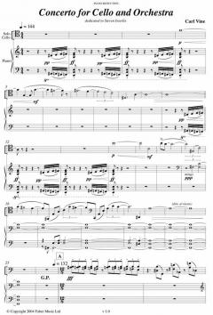 Concerto for Cello von Carl Vine im Alle Noten Shop kaufen