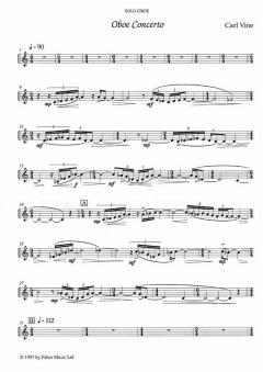 Concerto for Oboe von Carl Vine im Alle Noten Shop kaufen