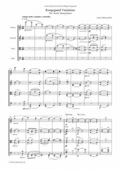 Kongsgaard Variations von Anders Hillborg 