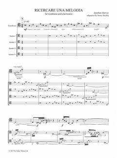Ricercare una melodia for trombone and electronics von Jonathan Harvey 