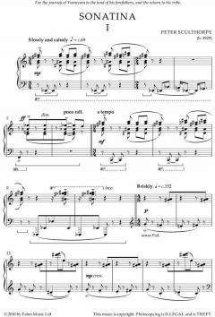 Sonatina von Peter Sculthorpe 
