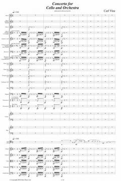 Concerto for Cello von Carl Vine 
