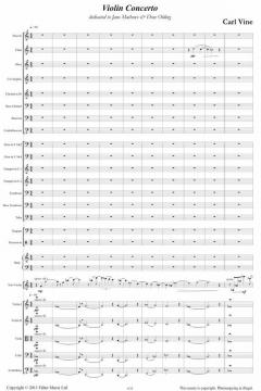 Violin Concerto von Carl Vine 