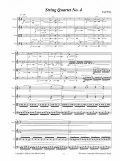 String Quartet No. 4 von Carl Vine 