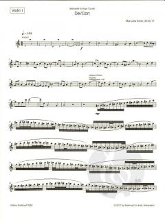 De/Con von Manuela Kerer für Streichquartett im Alle Noten Shop kaufen (Stimmensatz)