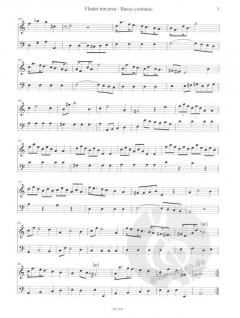 Sonate a-moll von Friedrich II. für Flöte und Basso continuo im Alle Noten Shop kaufen