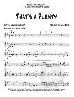 That's A Plenty von Lew Pollack 