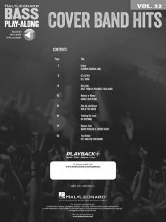 Bass Play-Along Vol. 32: Cover Band Hits 