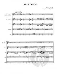Libertango For Brass Quintet 
